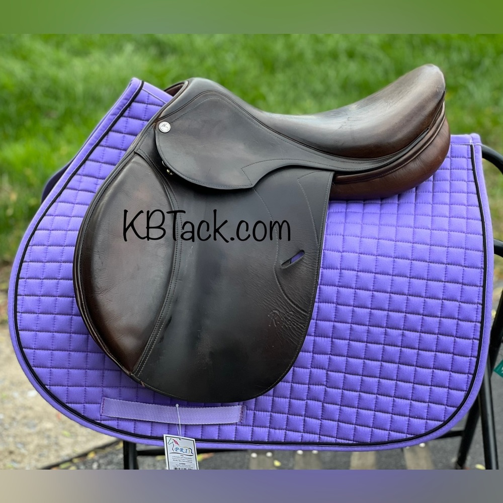 Lavender PRI all purpose English jumping saddle pad